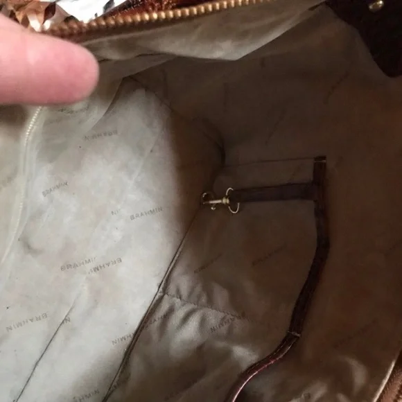 Brahmin Pecan Crossbody Melbourne - Croc-Embossed - Picture 5 of 10